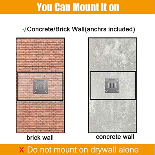 Asmxqy Monitor Wall Mount For Most 14-24" Tvs, Universal Camper Small Tv Wall Mount Bracket Fixed Rv Tv Mount Max Load 33Lbs Vesa Up To 100X100Mm 17 19 22 23 Inch Low Profile Computer Monitor Mounts #TOP5