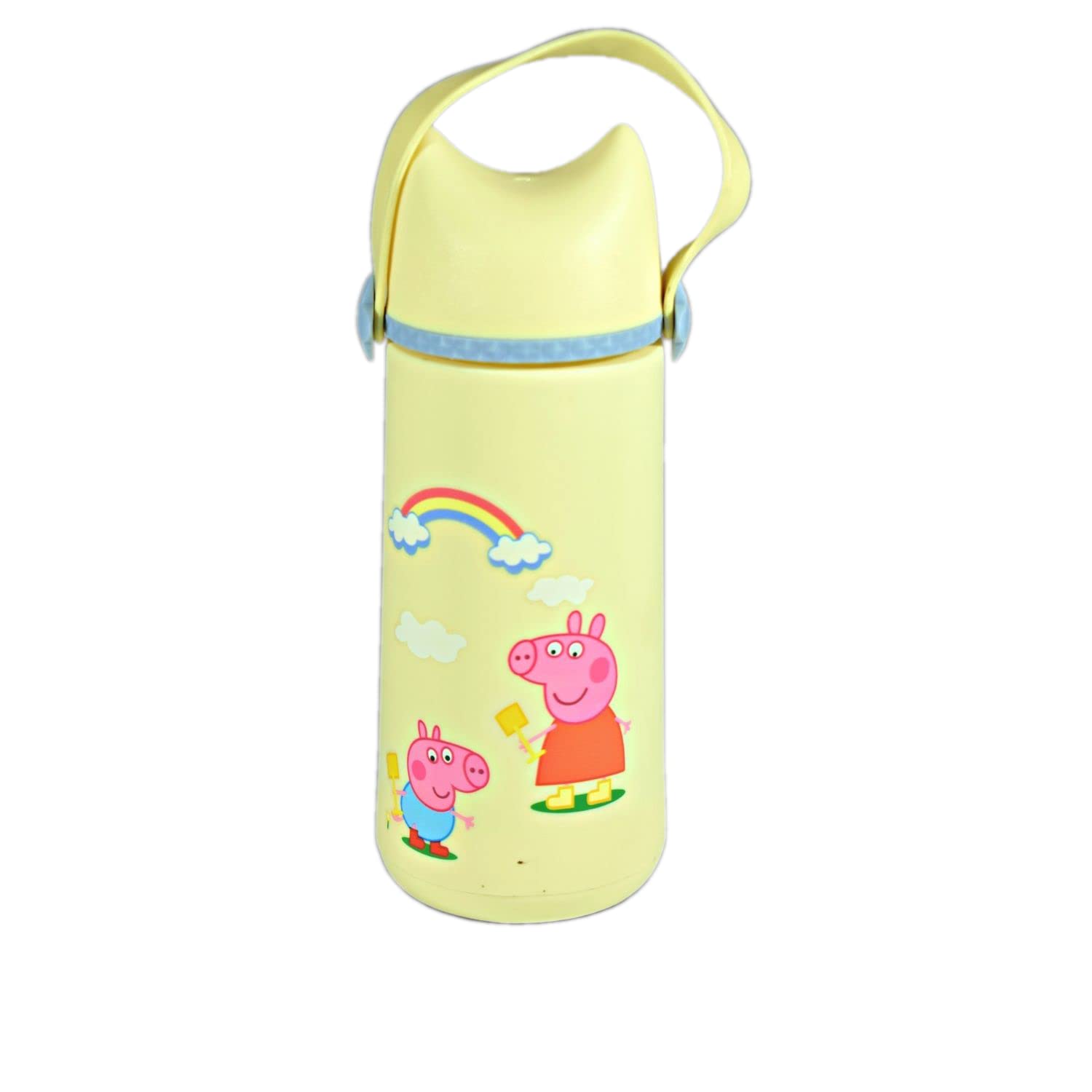 KOMTO Cartoon Design Water Bottle Kids for School Sipper Water Bottle - 240 ml