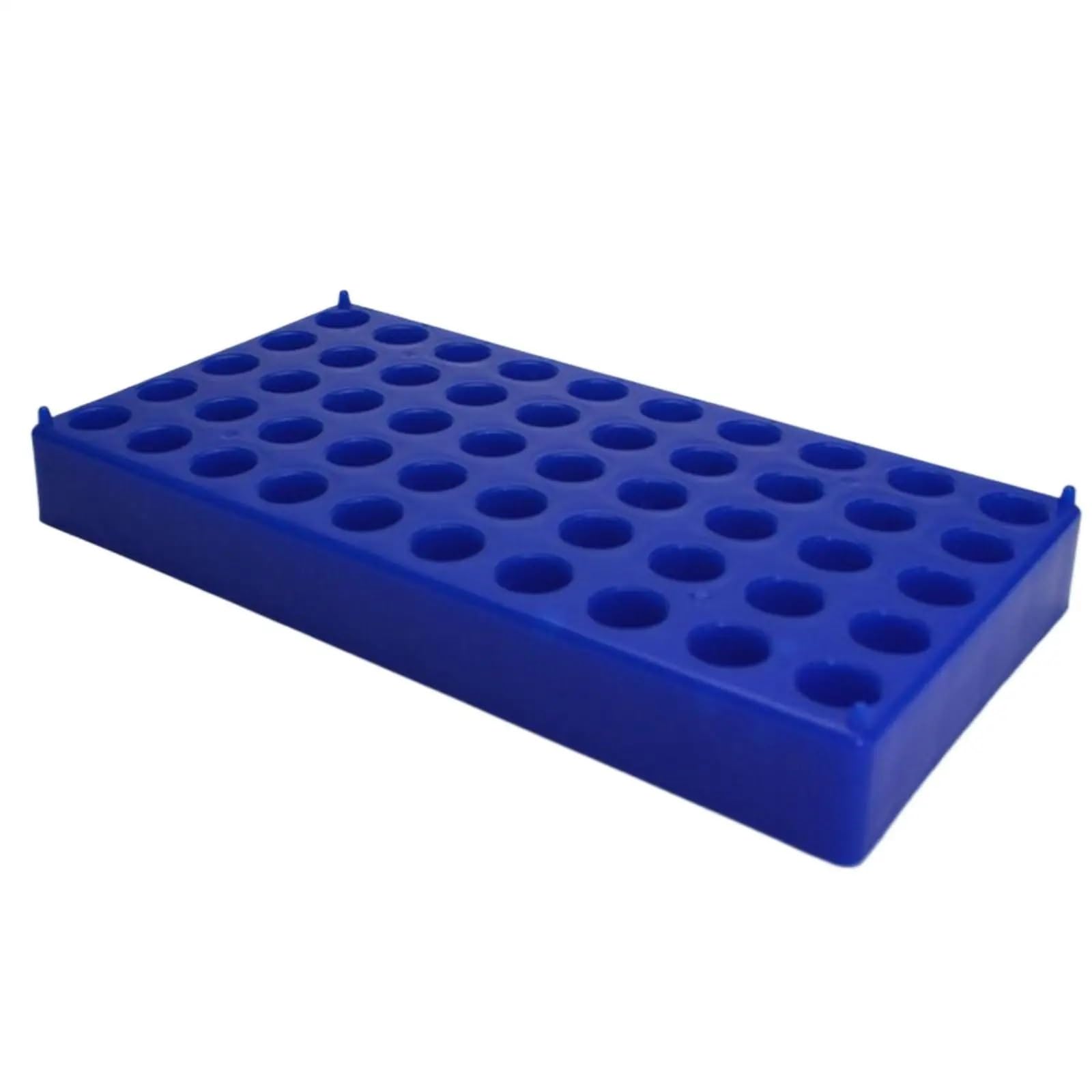 Gradilla for tubos de ensayo de plástico azul