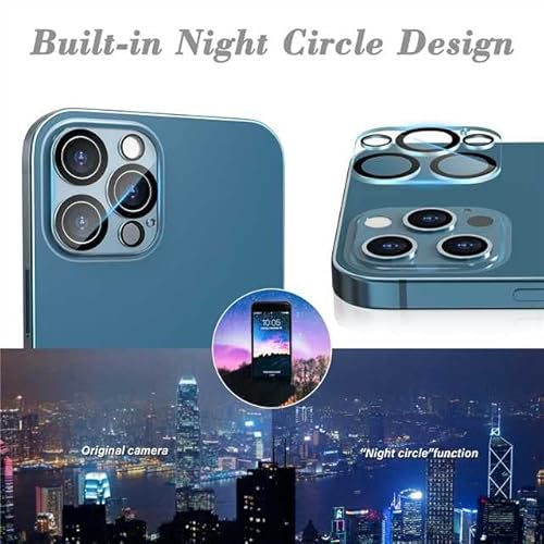 Imluckies Camera Lens Protector For 6.7" Iphone 12 Pro Max Tempered Glass, Hd Clear & 9H Hardness, Case-Friendly, Scratch Resistant, Easy Installation[3 Pack] #TOP3