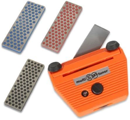 RaceWax Base-Side Bevel Ski Edge Tool with 3 Diamond Stones and a Metal File