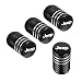QINGTECH 4pcs for Jeep Valve Stem Caps,Tire Caps for Car,Motorbike,Trucks,Bike and Bicycle Aluminum