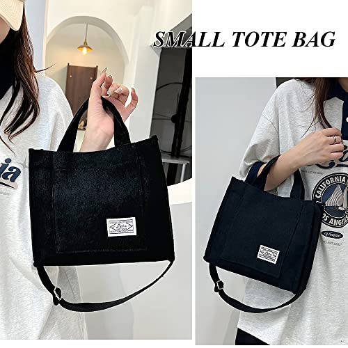 Jbb Canvas Tote Bag For Women Crossbody Mini Travel Handbag Corduroy Eco Bags #TOP5