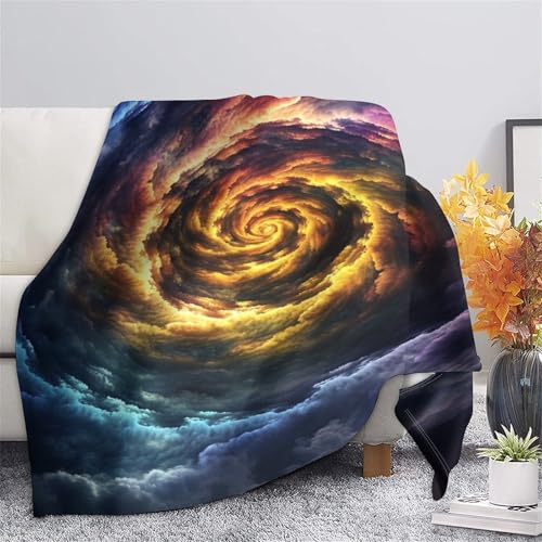 Couverture de voyage en microfibre de prestige Vortex plaid doux lit et salon