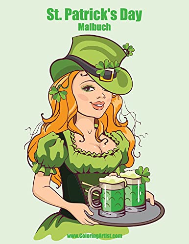 St. Patrick's Day Malbuch (German Edition)