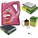 Produktbild EISENFELS Filter Set Inspektionspaket erstellt mit 5 L Motoröl MANNOL Legend Ultra 0W-20, MANN-FILTER Ölfilter, Luftfilter, Innenraumfilter, Verschlussschraube