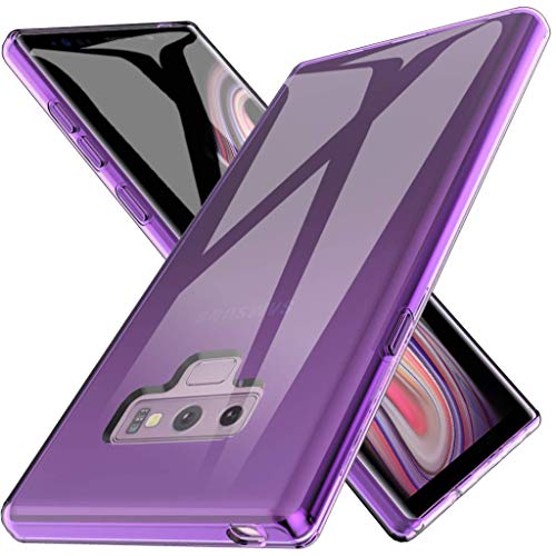 LK Galaxy Note 9 Case, Ultra [Slim Thin] Scratch Resistant TPU Rubber Soft Skin Silicone Protective Case Cover for Samsung Galaxy Note 9 (Purple)