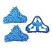 Pack of 3 H2O Steam Mop X5 Pads Washable Reusable Microfiber Cleaning Steamer Replacement Pads for H20 Steam Mop Cleaner