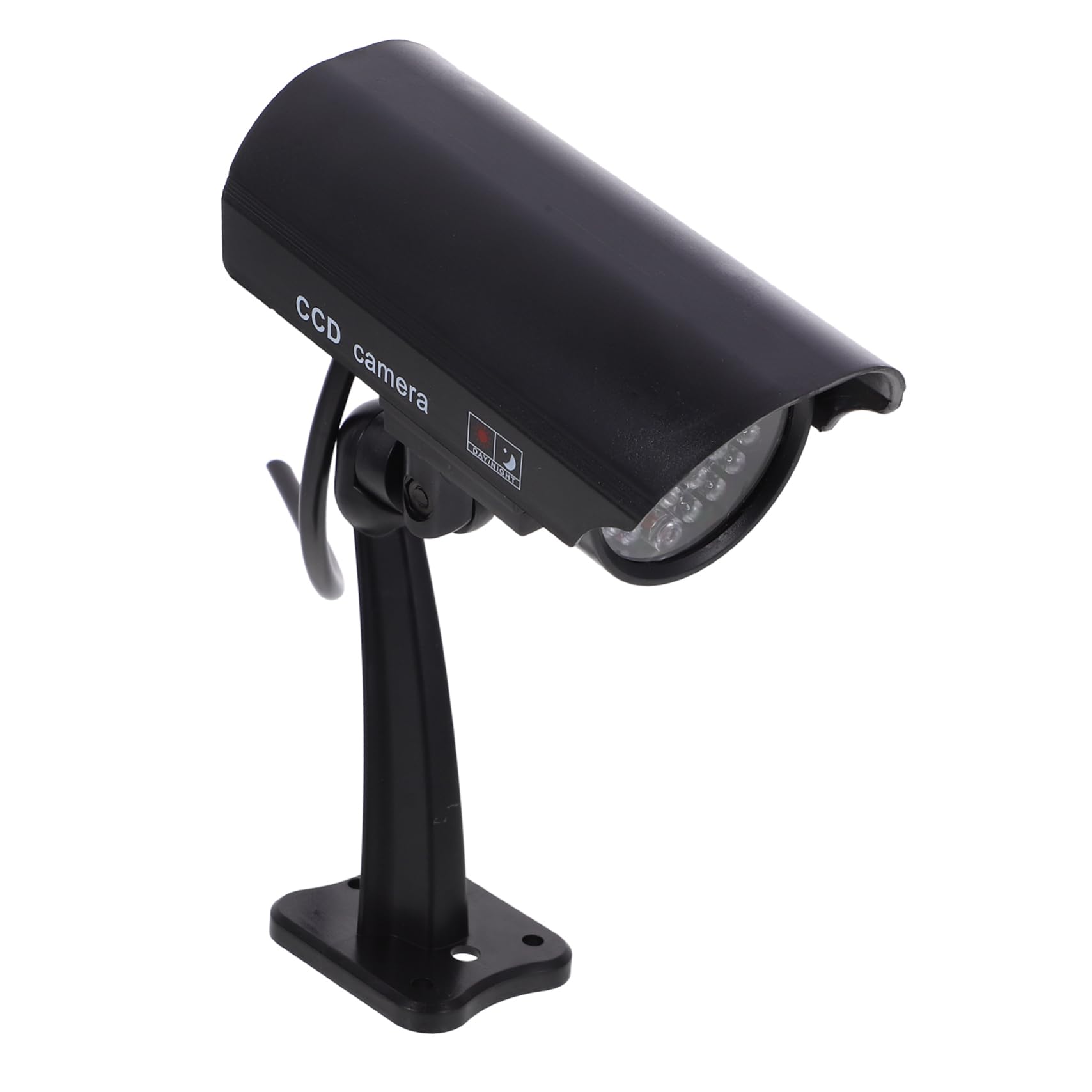 Gatuida 3pcs Dummy Fake Imitation CCTV Camera Outdoor Monitor Flashing Led Light Bracket for Easy Installation No Battery Required Black-image-31
