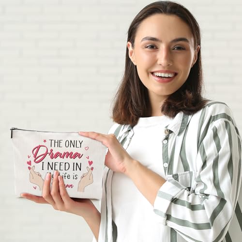 Korean Drama Fan Gifts - Funny Gifts for K-pop Lovers, Small Makeup Bag Korean Stuff Merch Gifts for Women, Korean Accessories Essential Gifts for Friends Besties Birthday Christmas Gifts3