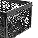 keeeper Stabile Klappbox Ida, Stabiler Kunststoff (PP), 32 l, 48 x 35 x 23 cm, Ida, Schwarz