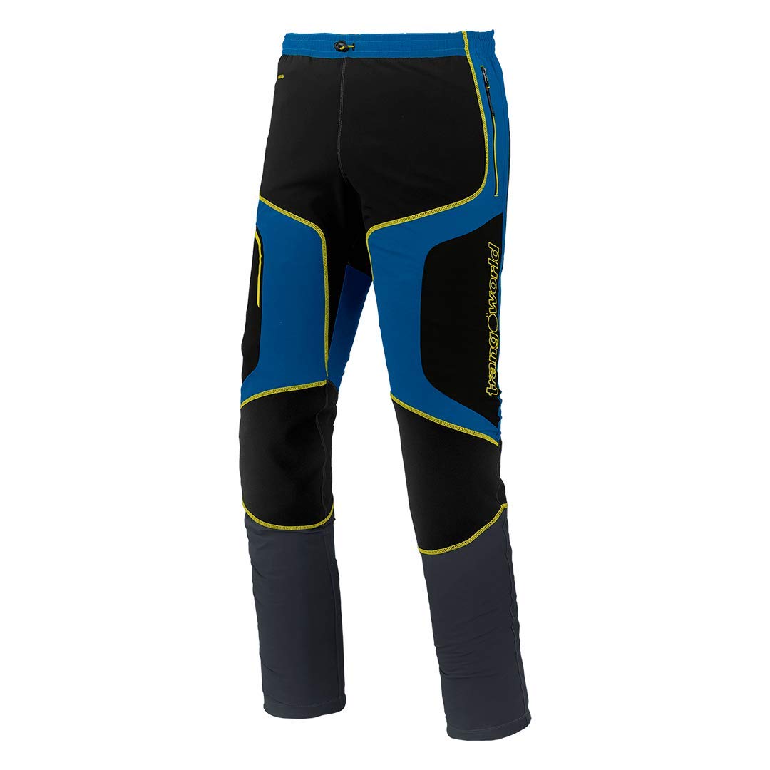 Trango PC007355 Pantalones, Hombre, Azul Oscuro/Negro, 2X