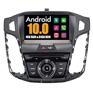 RoverOne Android System Autoradio GPS für Ford für Focus 2012 2013 2014 mit Multimedia Stereo Navigation System DVD USB…