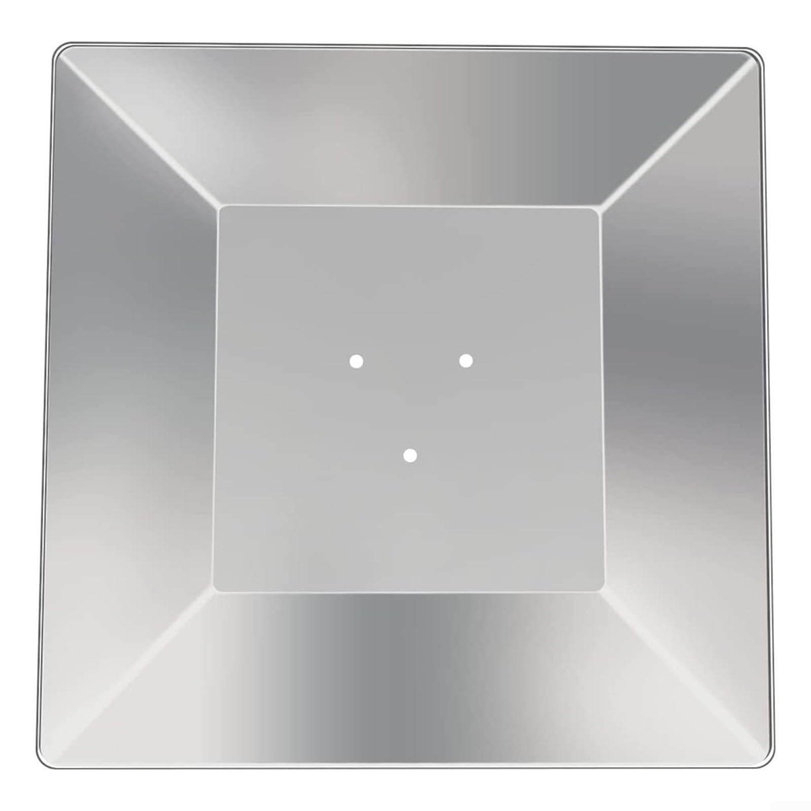 Reflector cuadrado de aluminio para calentadores piramidales de patio, 1 pieza (7 cm)