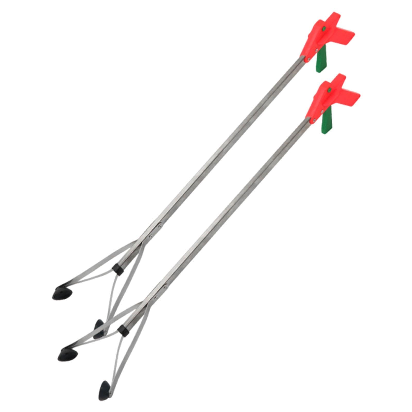Generic 2 Piezas de Pinzas para Recoger Basura, Herramienta de Alcance, Herramienta de Ayuda para Recoger Basura, Pinzas para Basura, Palos para Recoger Basur, M