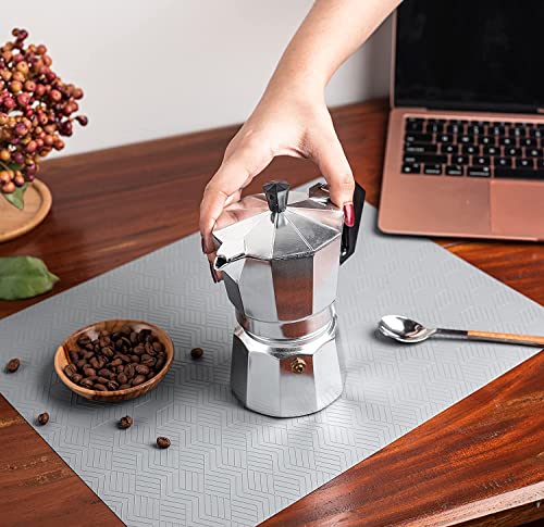 Image of AARKRI SALES Aluminum Stovetop Espresso Maker 3-Cup Moka Pot Percolator Italian Coffee Maker Classic Cafe Maker South Indian Filter Coffee Espresso for Gas or Electric Stovetop (Silver, 150 ml)