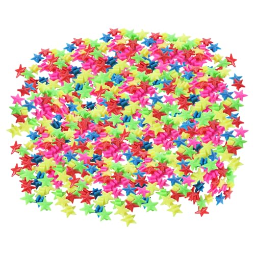 Bike Spoke Beads,72Pcs Bicycle Spokey Dokeys Star Plastic Clip Wheel Bicycle Spoke Decoration Multicoloured Bicycle Wheel Spoke Beads Children Bike Accessories for Kids Girls Boys - Image 3
