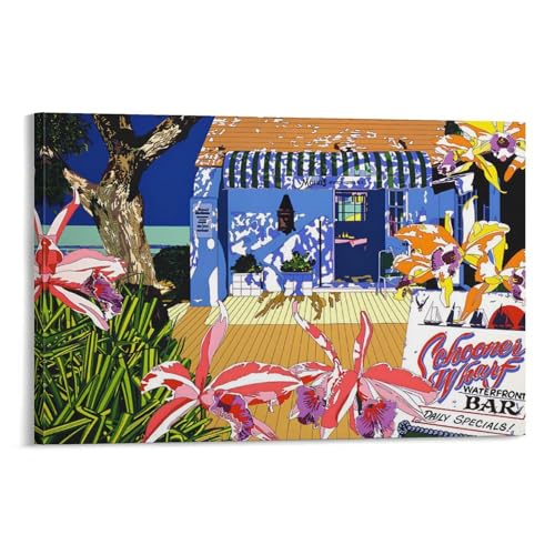 �C���X�g���[�^�[��؉p�l �E�H�[�^�[�t�����g �o�[�|�X�^�[ �v�����g ���_�� �E�H�[���A�[�g �������� �f���炵���M�t�g �����Ɋ|�����܂�16x24inch(40x60cm)