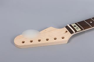 WUQIMUSC 22 trastes bordo guitarra pescoço jacarandá escala para substituição de peças de guitarra estilo ST Strat (22traste 61 cm)