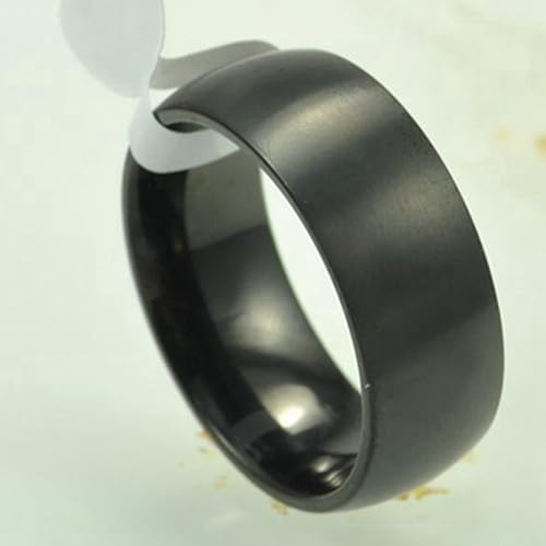 Vista 2 de Jude Jewelers Anillo de boda de titanio sólido mate cepillado de 0.315 in