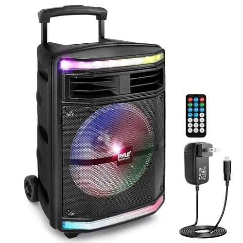 Pyle Portable Bluetooth Speakers with 10 Inch Subwoofer...