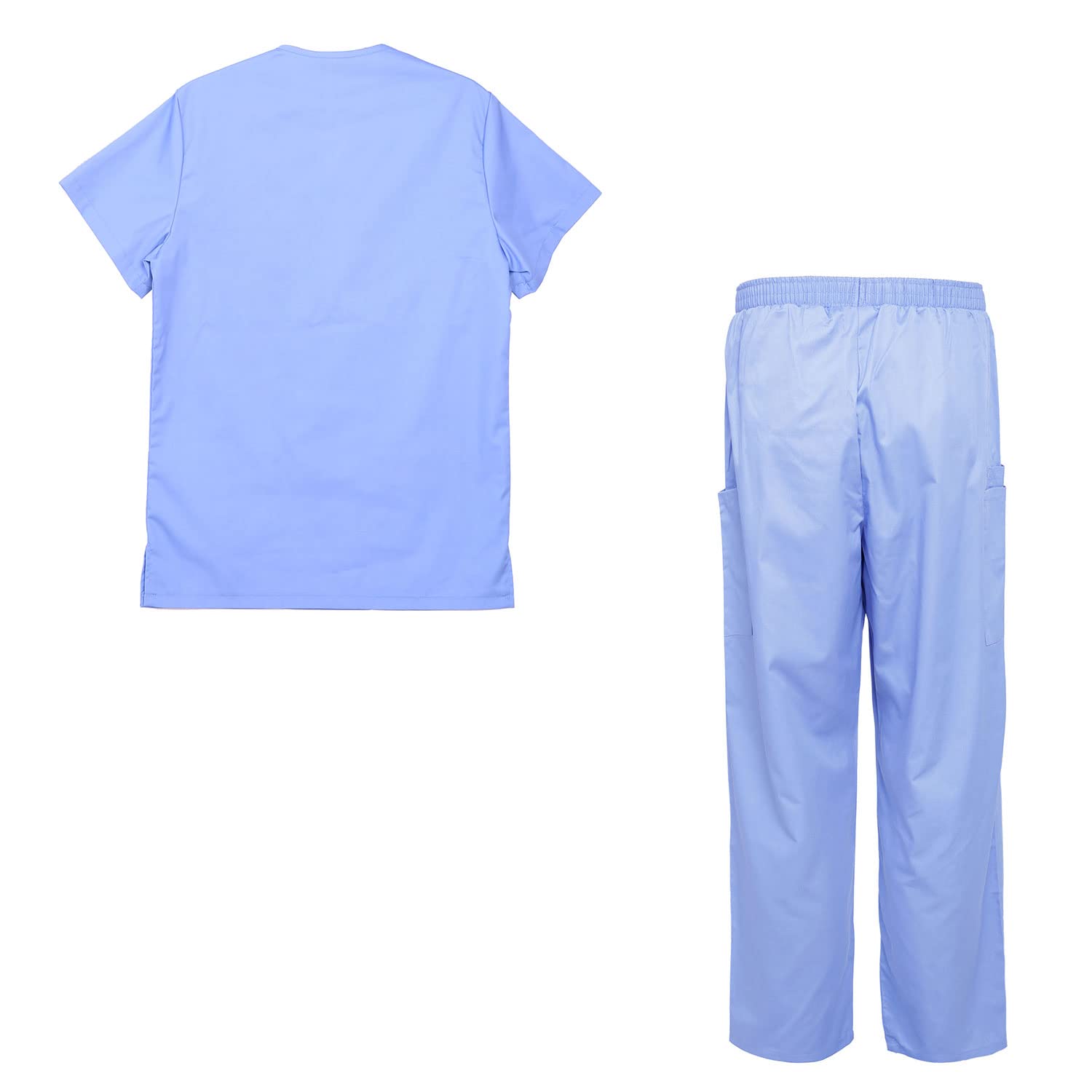 Personalizzata Uomo Divisa Ospedaliera Uniforme Sanitaria Set con Casacca e Pantalone Divise Uniformi Medica Set con Maglia e Pantaloni Uniformi Mediche Personalizzabile