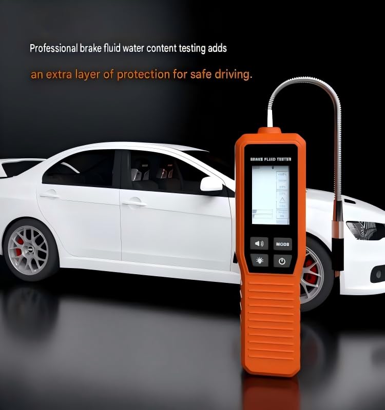 Digital Brake Fluid Tester Pen High Accuracy Moisture Content Diagnostic Detector for Vehicles