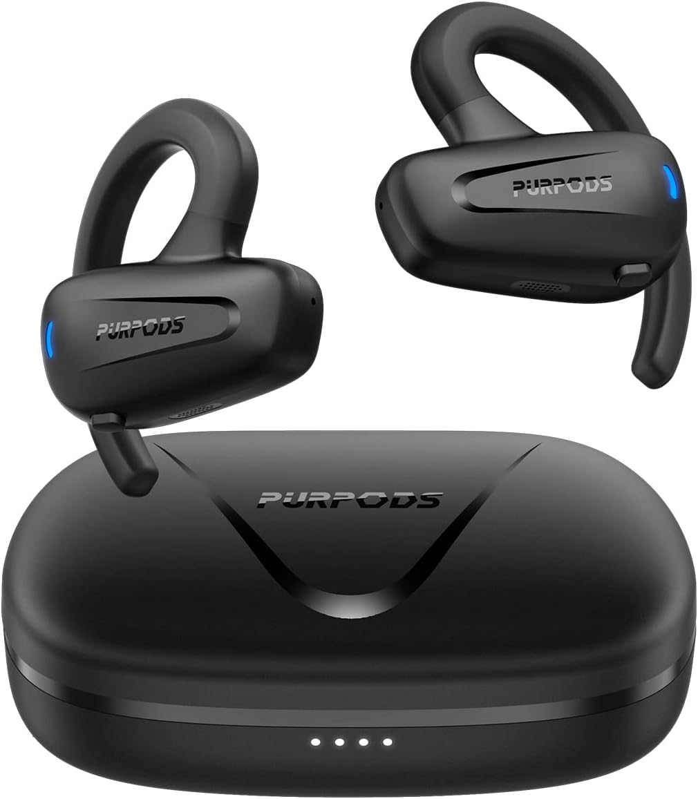 MSTHOO Open Ear Headphones, Purpods OpenBuds, Wireless