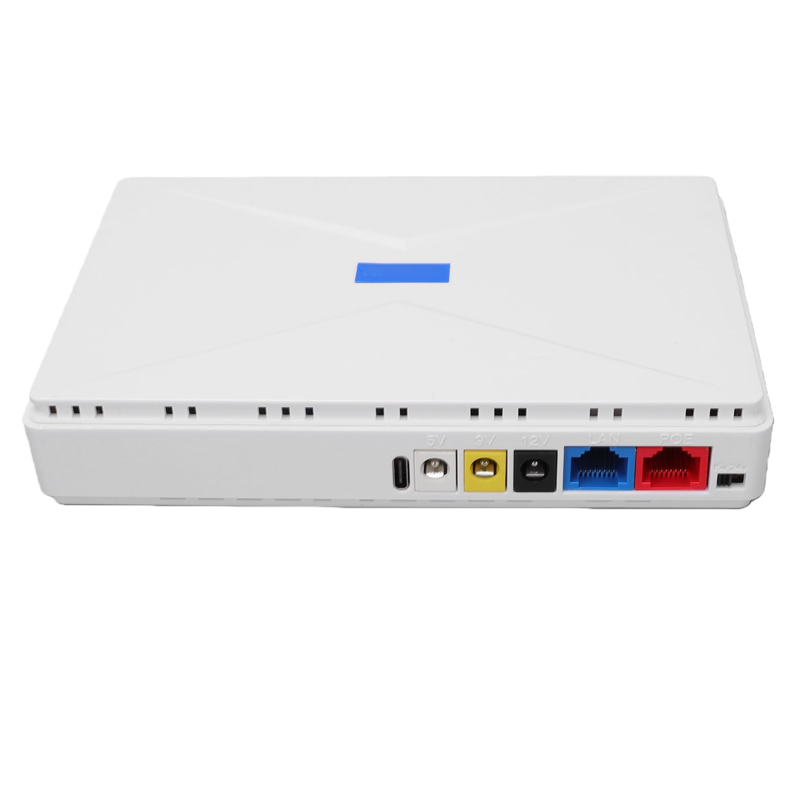 WALFRONT Mini Onduleur 8800 MAh avec Batterie de Secours pour Routeur, Modem et Caméra de sécurité (Blanc). (Prise UE)