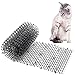Homarden Cat Repellent Outdoor Scat Mat (13 ft) - Deterrent Scat Mats for Cats and Dogs - Indoor/Outdoor Deterrent Devices - Includes 12 Garden Staples