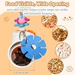 Rat Enrichment Toys, Wide Opening Rat Foraging Toy for Various Treats, Slow Feeder Hanging Fancy Mice Cage Accessories Puzzle Toy More Healthy, Easy-Clean Rodent Toys for Rat, Mice - Image 3