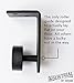 INDUSTRIAL BY DESIGN Stay Roller Door Guide for Barn Door with Nylon Bearings for Silent, Smooth Operation - The Only Channel Guide with Flush to Floor Design - Solid 3/16