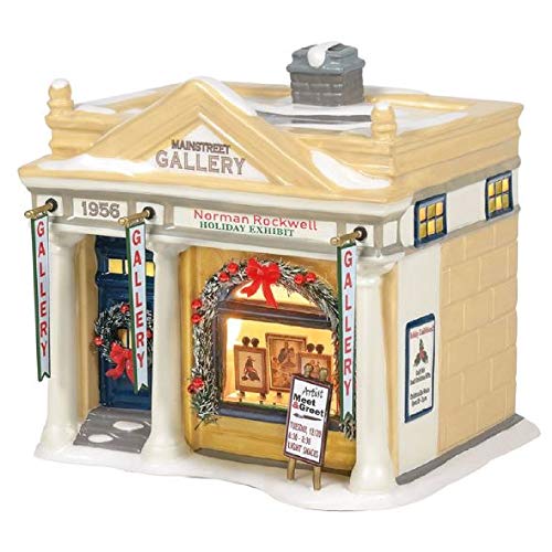 Rockwell's Holiday Exhibit Department 56 edificio iluminado miniatura de Navidad 15 cm 2