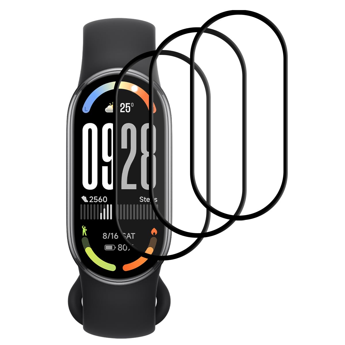 対応 Xiaomi Smart Band 10 フイルム 【3枚セット-高 品質】 Xiaomi スマートバンド10 保護フィルム 画面保護シート 液晶シール カバー 液晶保護 ソフト 【 PET複合材 炭素繊維 3D曲面カバー 耐衝撃 超薄 気泡ゼロ 高感度 撥油性 指紋防止 超耐久 】 TZ-BMMIB10