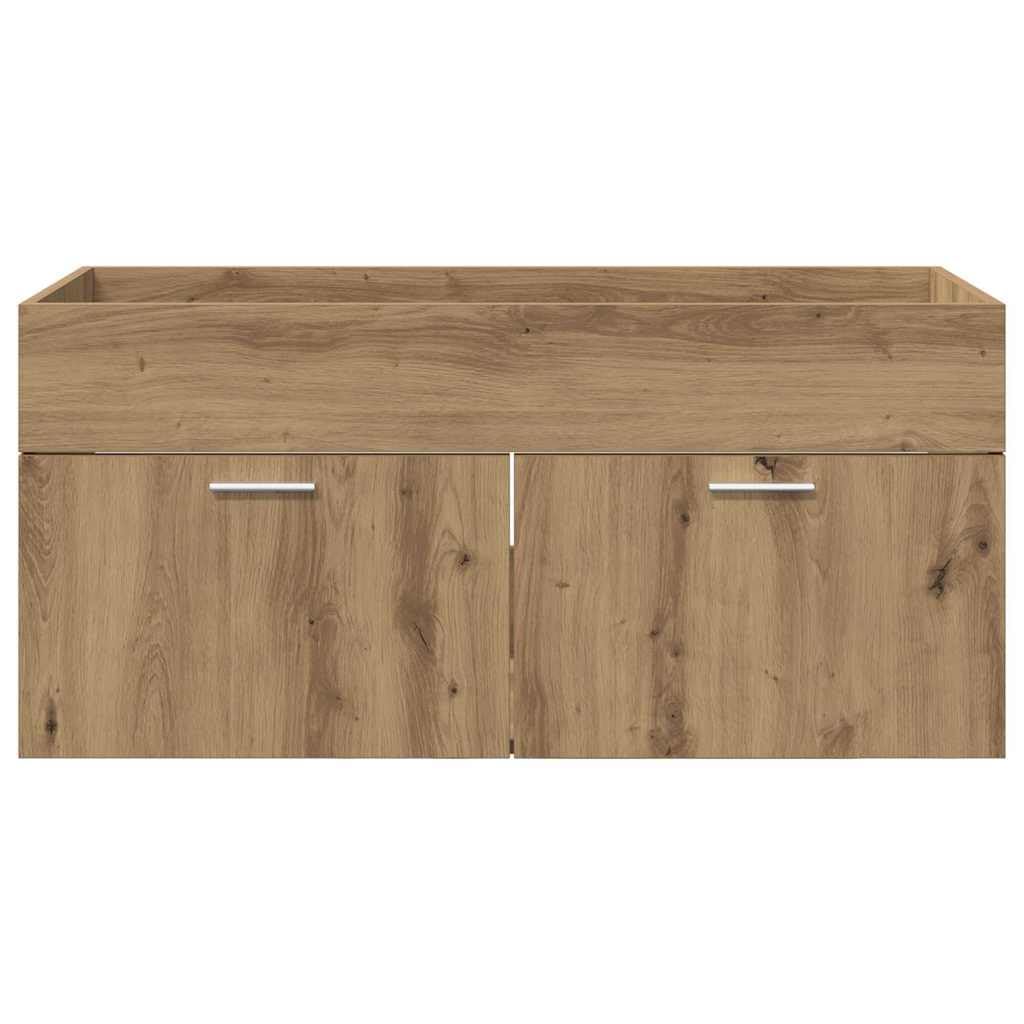 Meuble lavabo en bois multicouche chêne