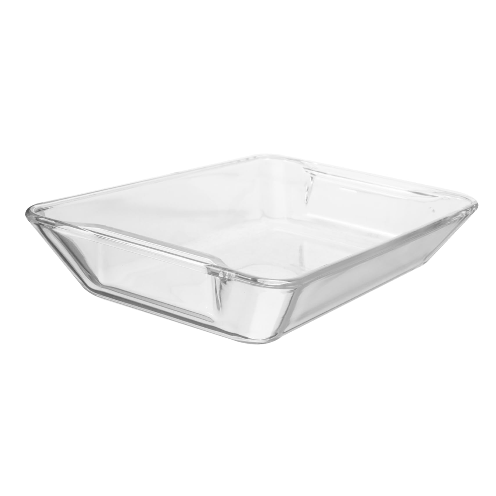 Assiette plate transparente en verre pour service de dessert et plat de table maison