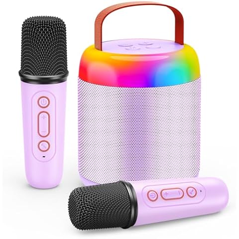 Gralal Mini Karaoke Machine with 2 Microphones Cover