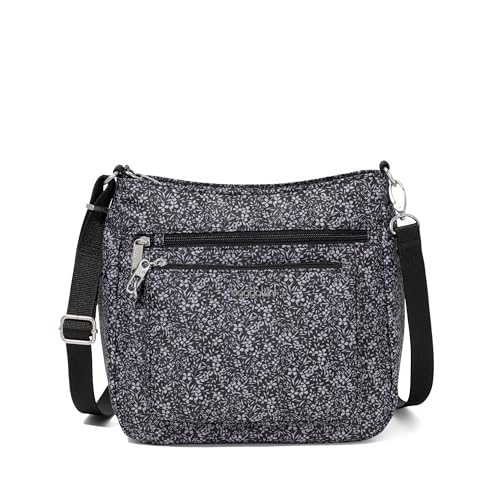 Baggallini Securtex® Anti-theft Northbound Crossbody 10.4"x9.8", RFID, Locking Zippers, Water Repellent