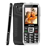 ▶TELÉFONO PARA MAYORES MULTIFUNCIONAL: Admite funciones de calendario, calculadora, imágenes, reproductor de video, reproductor de audio, etc. Equipado con una linterna, solo presione el botón lateral para encender / apagar la antorcha.