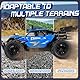 ferngesteuertes Auto, 1:16 RC Auto mit LED Licht, Fernbedienung Offroad Spielzeugauto, Rc Car Kinder, All Terrain RC Car, Hochgeschwindigkeit RC Buggy Truck, Fernsteuerung Rennenauto für ab 6 Jahre