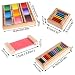 MiSha Tabletas de Color Caja Grande, Material Montessori de Madera Juguete de...