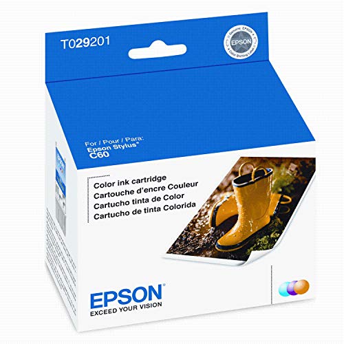 Epson T029 37 ml couleur cyan jaune originale blister cartouche d'encre pour Stylus C50 C60 C61 CX3100 - vue 2