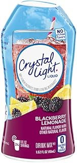 Crystal Light Blackberry Lemonade Liquid Drink Mix, Caffeine Free, 1.62 fl oz Bottle