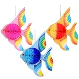 🐠【Decoración de fiesta】🐠Las decoraciones de peces son centros de mesa perfectos para fiestas bajo el mar/cumpleaños/luau/Hawaiano/parque acuático.