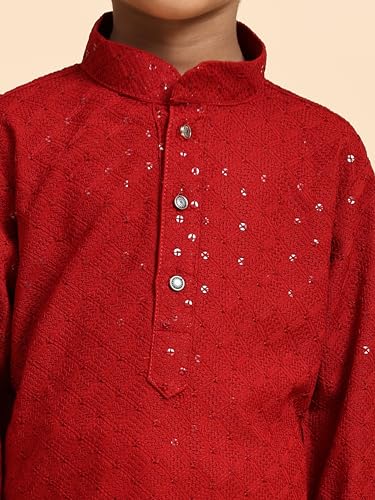 Image of Pro-Ethic Style Developer Boys Cotton Kurta Pajama For Kid's Ethnic Wear | Cotton Kurta Pajama (S-227)