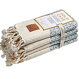 Helen Original Turkish Hand Towels by Gold CASE - Set of 4-20x40 100% Cotton Decorative Towel - Bath