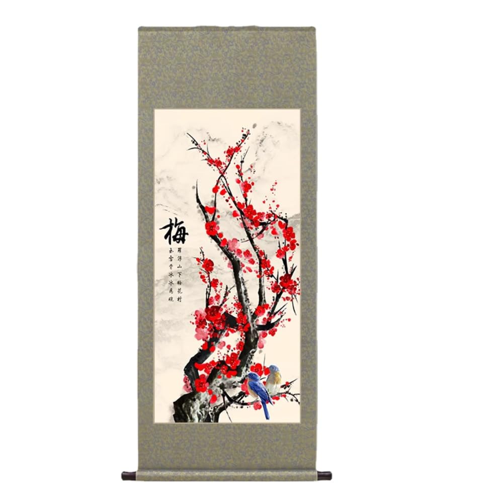 KEXYOAN Traditional Chinese Painting Scroll Style Decorative Mural