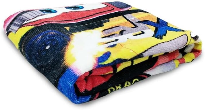 ROYAL WEAR Kids Official Licensed Character Soft Beach/Hooded Bath Towel (Cars, 40 x 60)