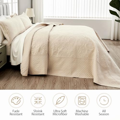 Qucover PAISLEY-PJ087 Oversized King Bedspreads 128X120 thumb #2