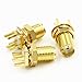 SMA Female Nut Bulkhead Solder PCB Clip Mount RF Connector Quick USA Shipping